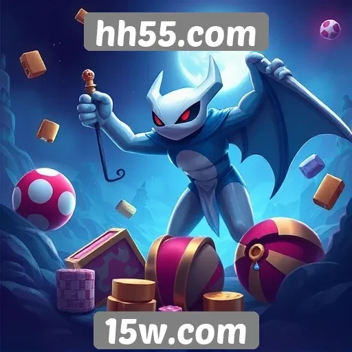 Opcões de jogos disponíveis no hh55.com